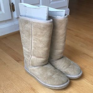 UGG Classic tall boots in “chestnut” size 7